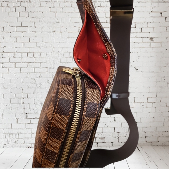 🔥🔥Beautiful Condition 🔥 😍 Authentic Louis Vuitton Geronimo Bumbag Damier - Picture 14 of 17